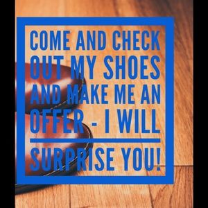 Make me an offer on my shoes!